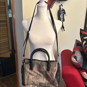 Vera Bradley Black and White Satchel